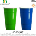 BPA Free Plastic Double Wall Solo Cup con Tapa